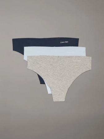 Dámská tanga Calvin Klein 3 pack QD5219/PYE 